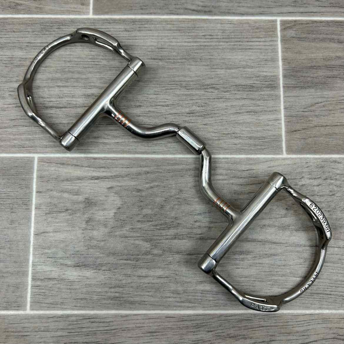 Myler 3 3/8" Medium English Dee with Hooks & Low Medium Wide Ported Barrel MB 33