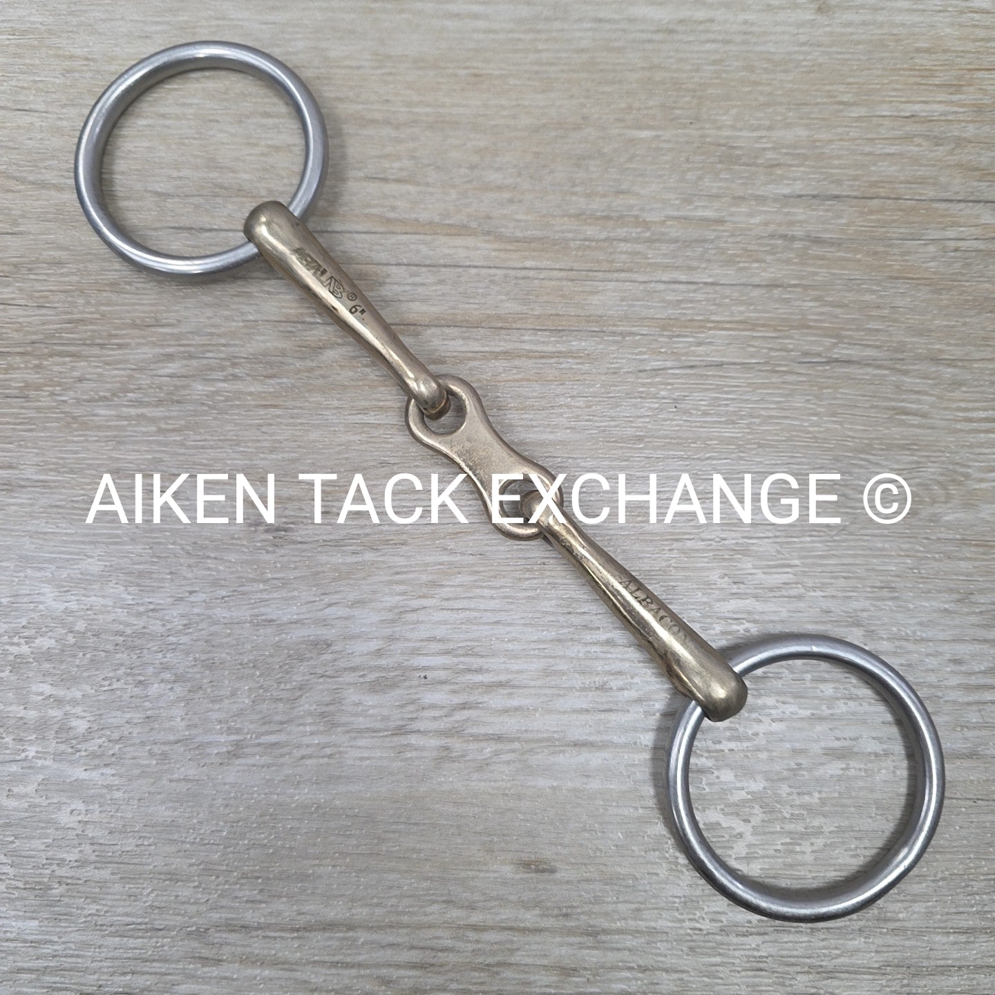 Metalab AlBaCon French Link Loose Ring Bradoon Bit, 6"