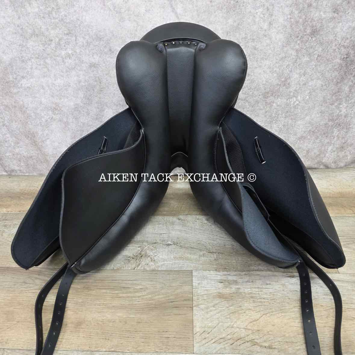 HDR - Henri de Rivel Vegan-X IGP Dressage Saddle, 17.5" Seat, Adjustable Tree - Changeable Gullet, Wool Flocked Panels