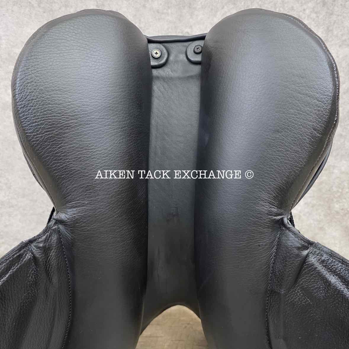 2023 Envy by Custom Saddlery Motion Monoflap Dressage Saddle, 18" Seat, Adjustable Tree, Wool Flocked Panels