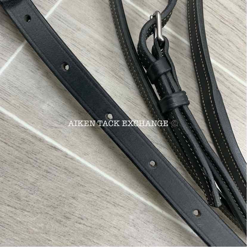 CWD Raised Fancy Stitched Hunter Martingale, Black, Size 3 - Full