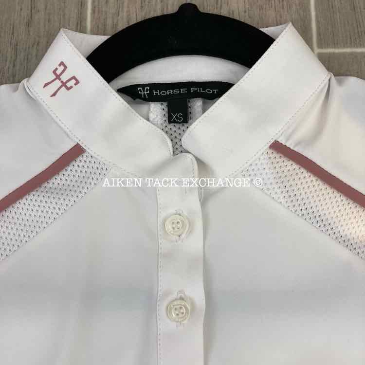 Horse Pilot Long Sleeve Show Shirt, Women's XS