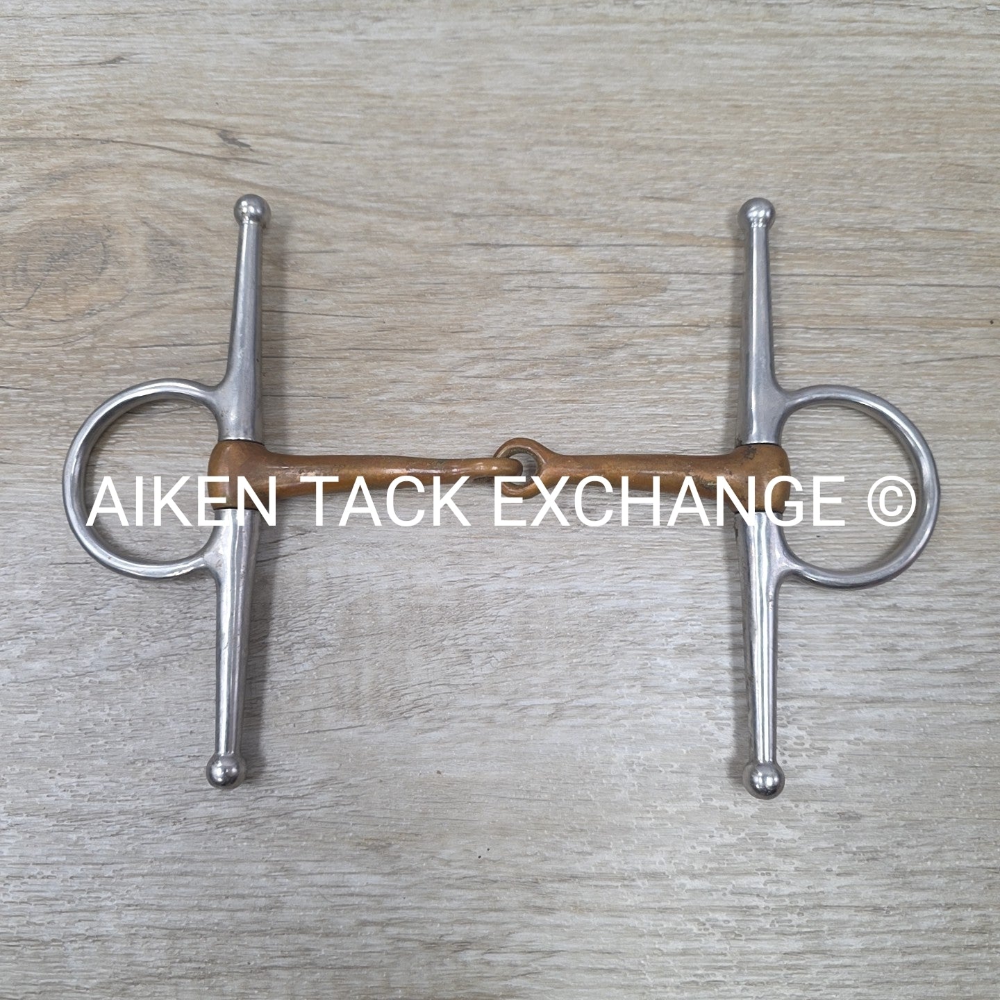 Partrade Single Joint Copper Full Cheek Bit 5"