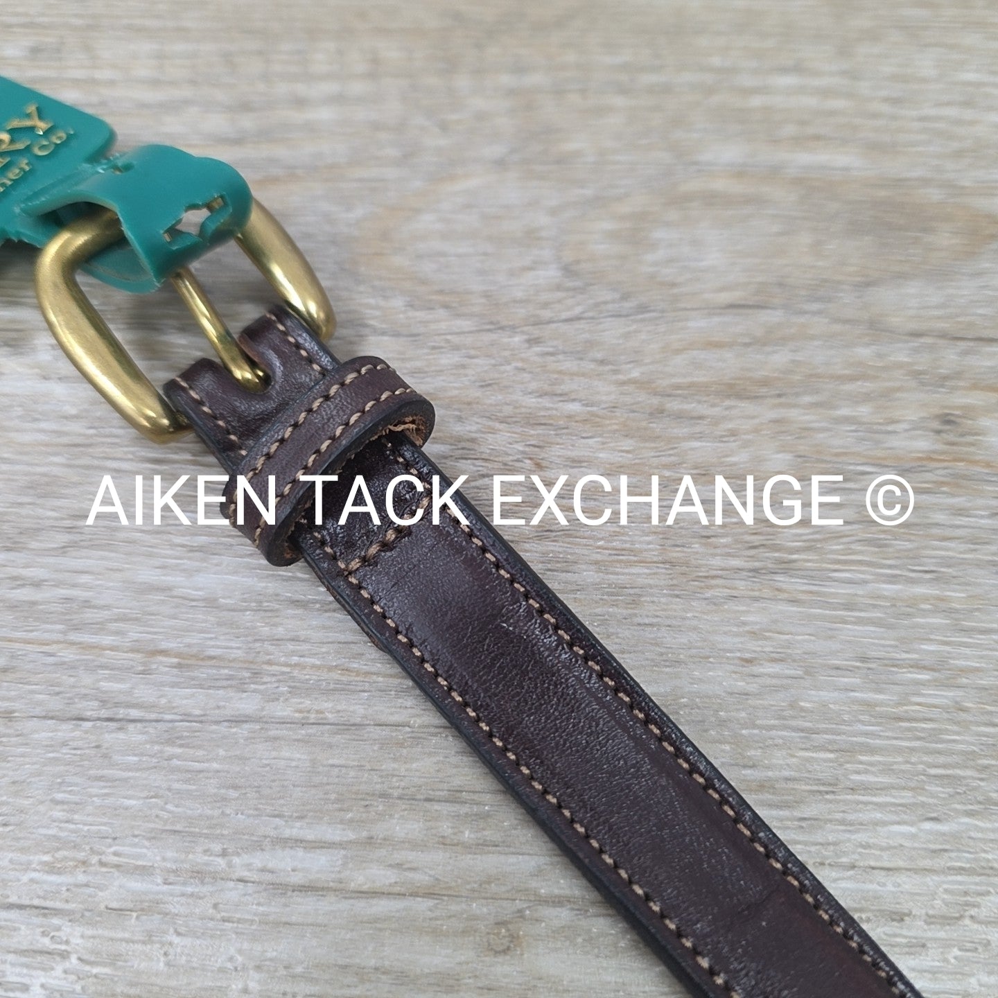 Tory Leather Fancy Stitched Belt, Brown, 30