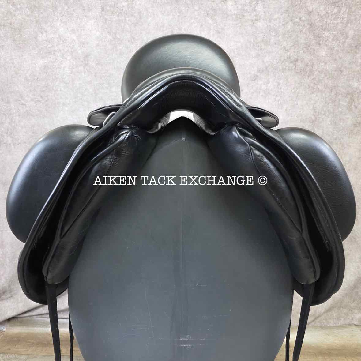 2021 Loxley by Bliss Monoflap Dressage Saddle, 17.5" Seat, Adjustable Tree - Changeable Gullet, Wool Flocked Panels