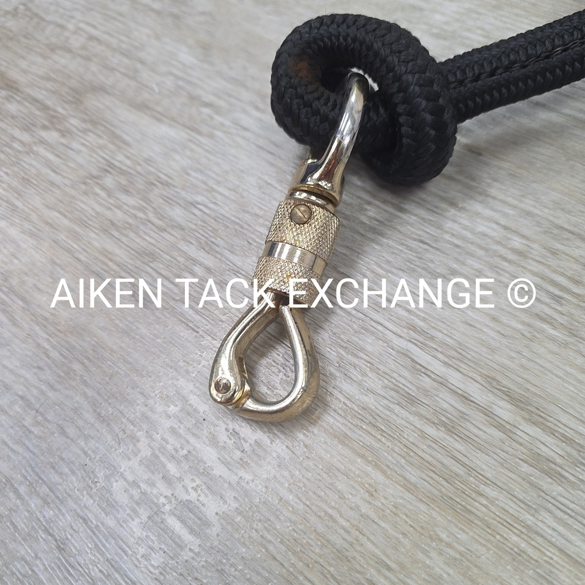 Training Lead Rope with Leather Popper