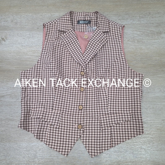 Allegra K Plaid Vest, Size Large