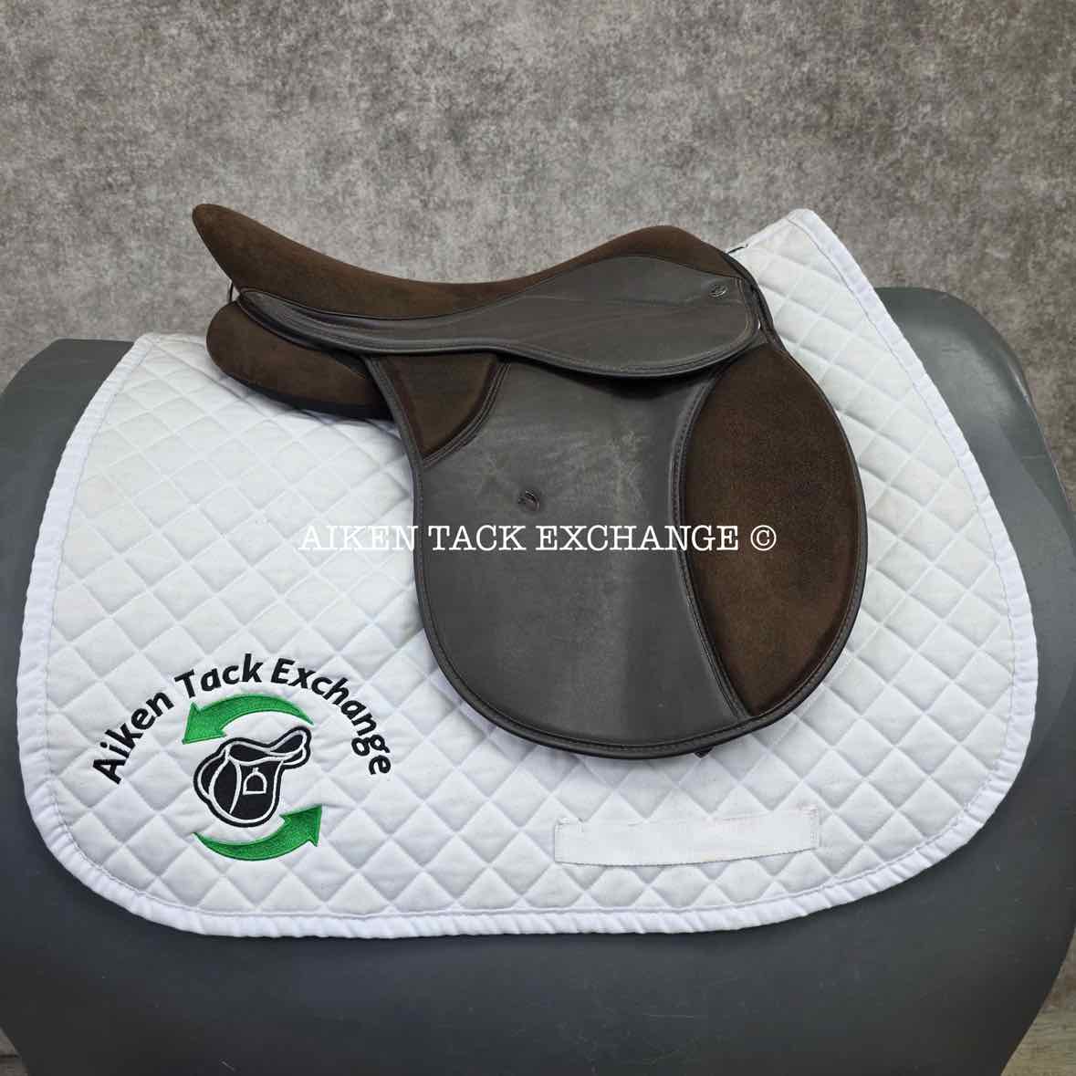Thorowgood Synthetic All Purpose Saddle, 15.5" Seat, M/MW Tree, Wool Flocked Panels