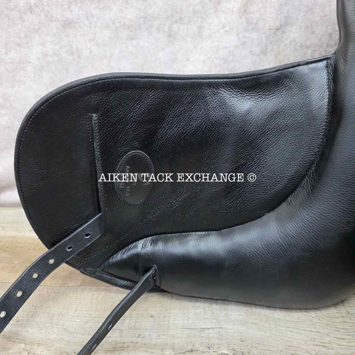 2024 Envy by Custom Saddlery Aurora Monoflap Dressage Saddle, 17.5" Seat, Adjustable Tree, Wool Flocked Panels