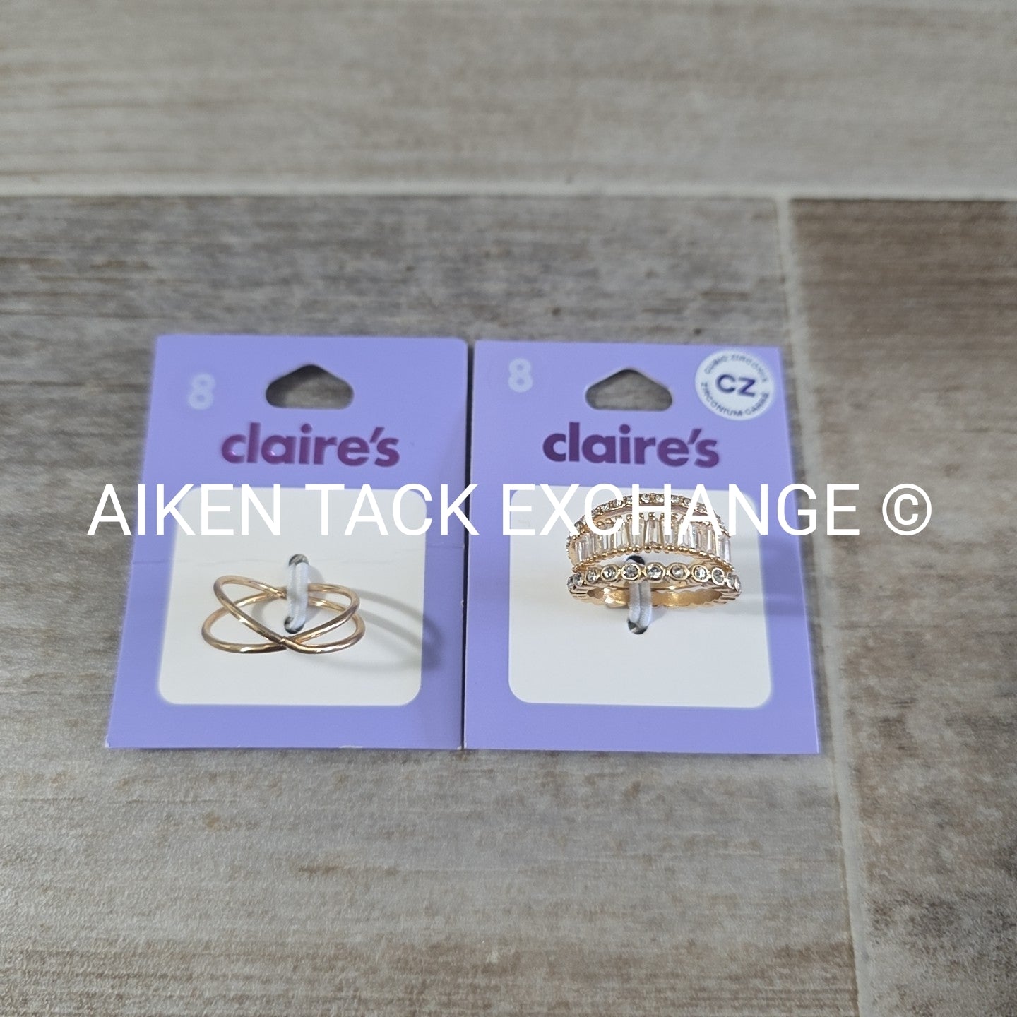 Claire's Rings (2) - Size 8