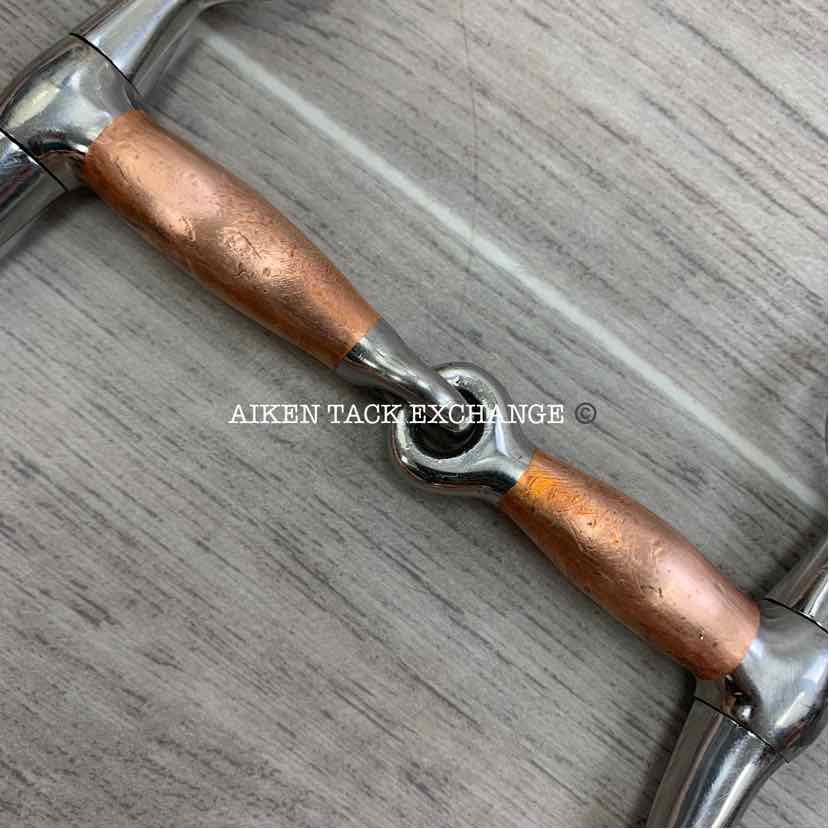 Single Joint Copper Long Shank Tom Thumb Bit 4.75"