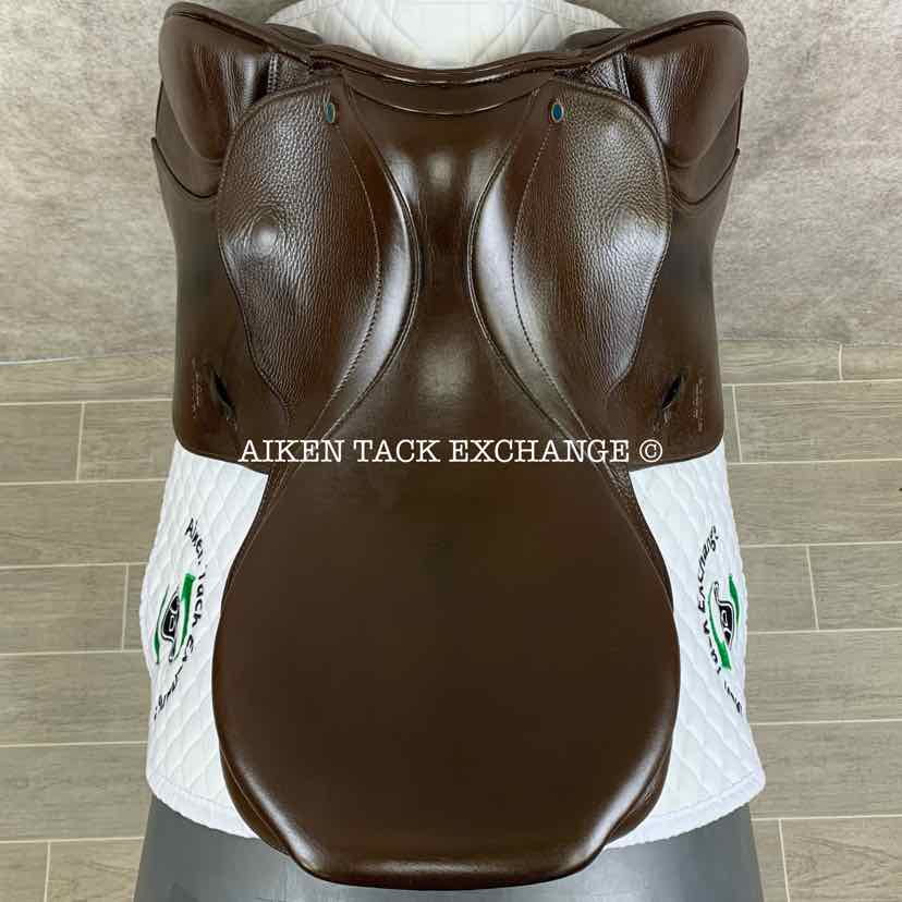 2011 Stubben Artus CS Deluxe Jump Saddle, 18" Seat, 28 cm Tree - Medium, Wool Flocked Panels