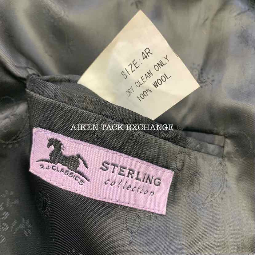 RJ Classics Sterling Collection Show Coat, Size 4 R