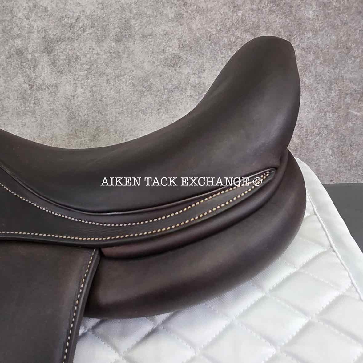 2023 Voltaire Adelaide Monoflap Dressage Saddle, 17.5" Seat - 3A Flap, Wide Tree, FIN Panels, Full Buffalo Leather