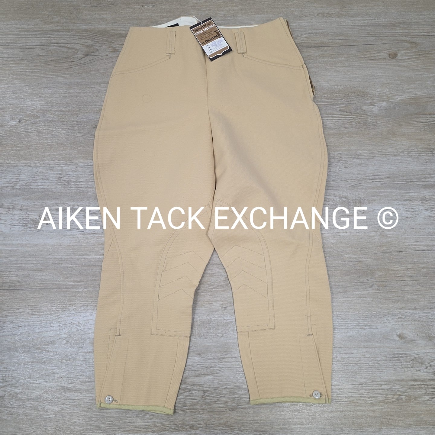 Equi-Stretch Knee Patch Canary Breeches, Brand New, Women's 32