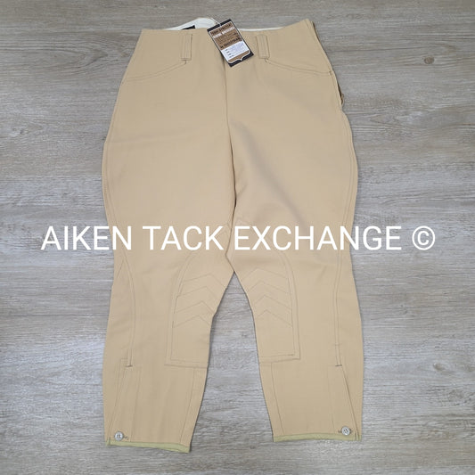 Equi-Stretch Knee Patch Canary Breeches, Brand New, Women's 32