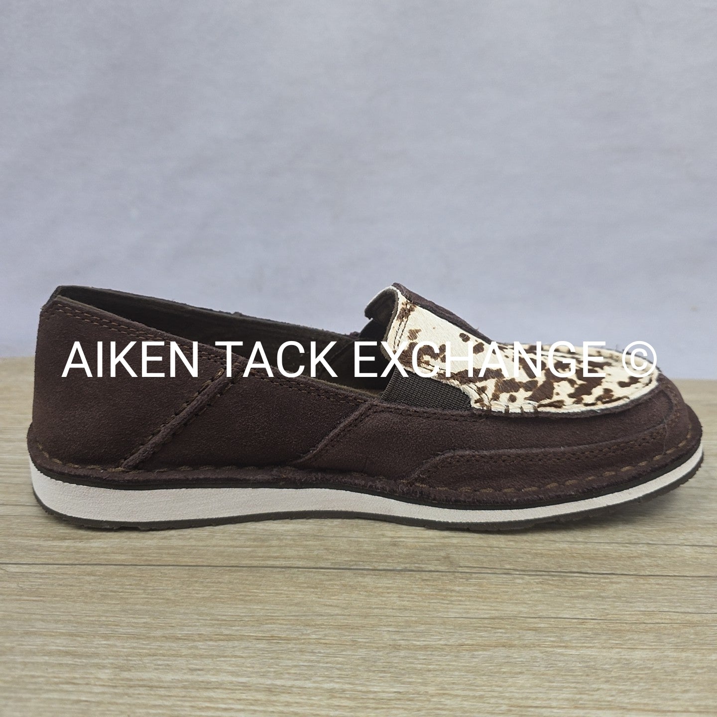 Ariat Chocolate Chip Suede Spotted Hair Cruisers, Brand New, Size 7.5