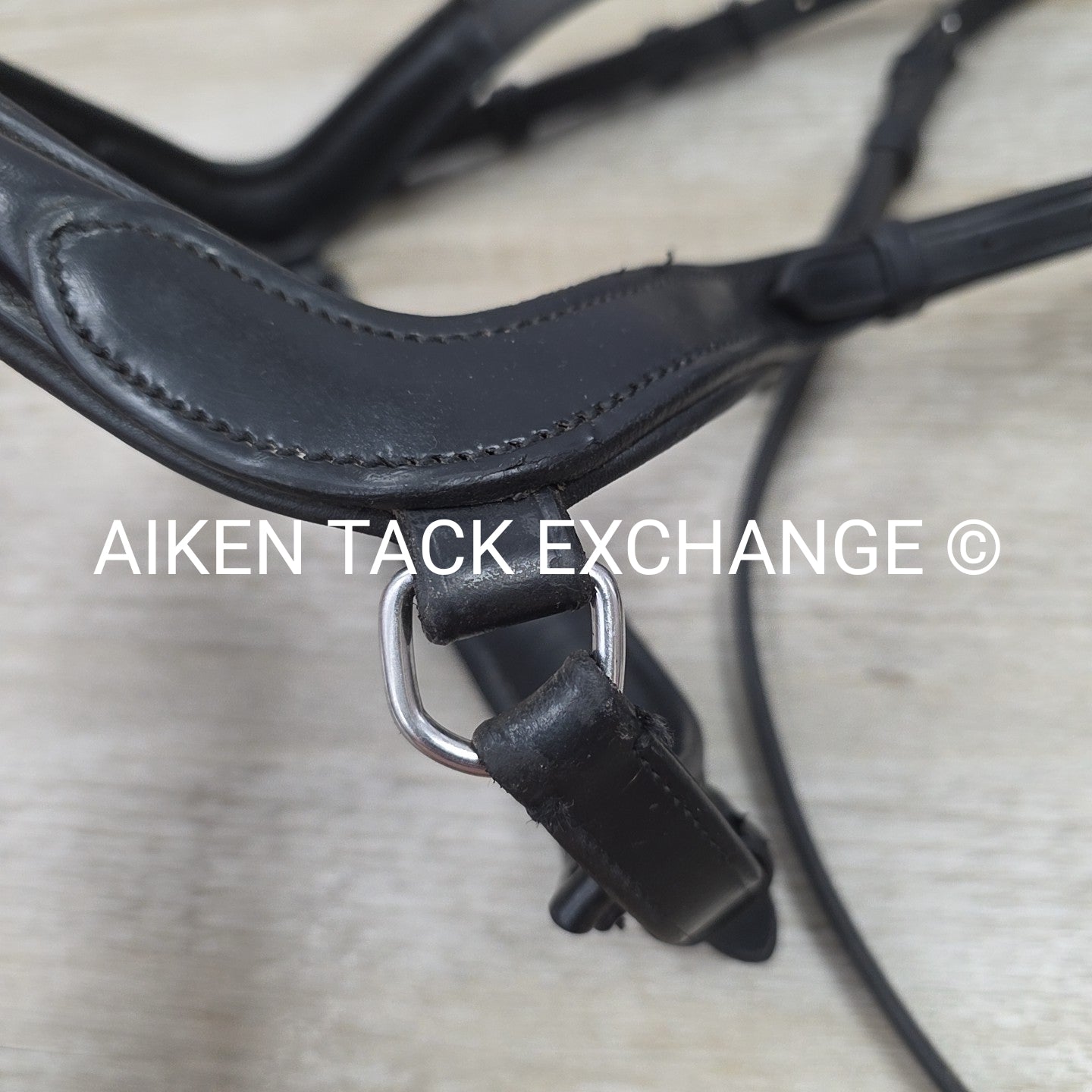 SmartPak Wellfleet Anatomic Bridle with Reins, Black, Size Full