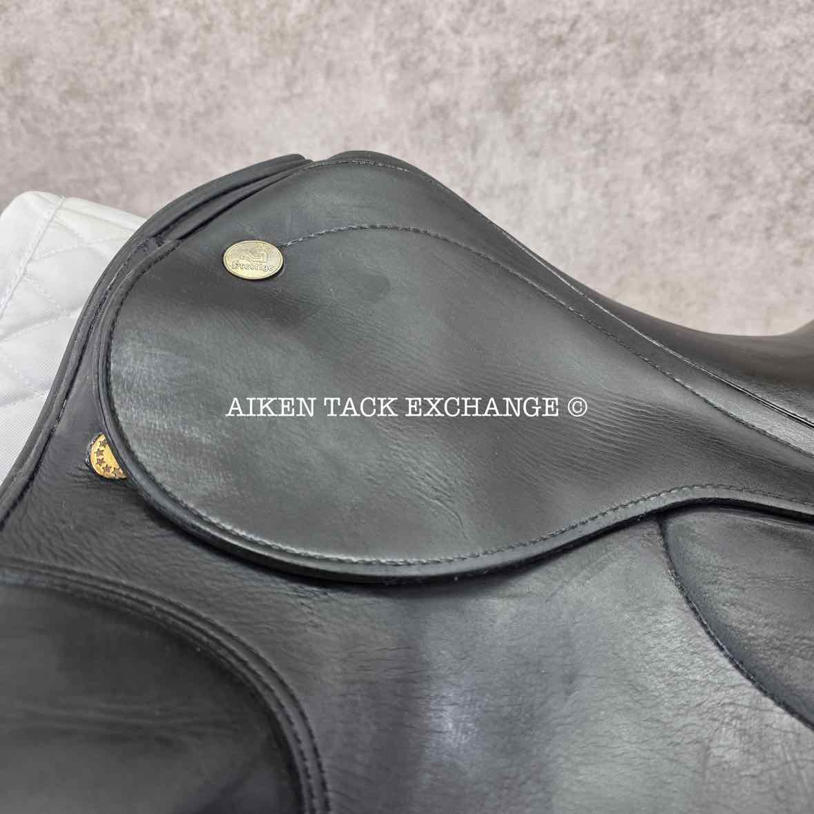2005 Prestige Optimax Dressage Saddle, 18" Seat, 34 Tree - M/MW, Wool Flocked Panels