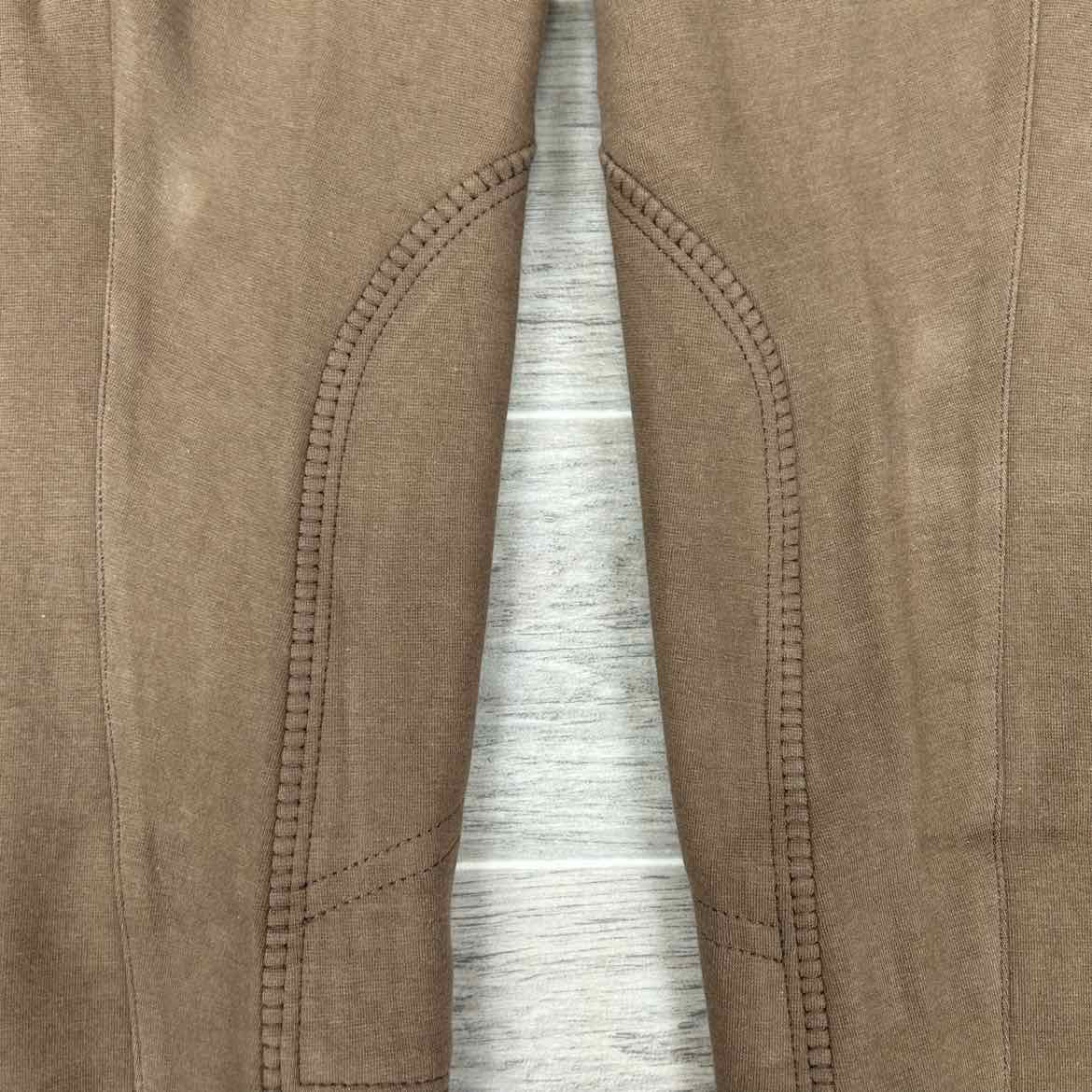 Eqituff Women's Knee Patch Breeches, Brown, Size 24 L, Brand New