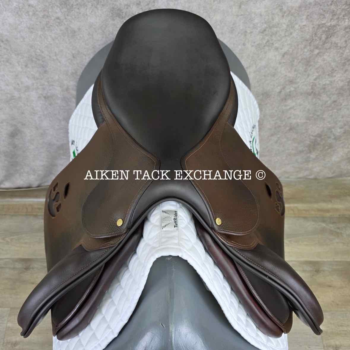 **SOLD** 2014 Bruno Delgrange Virtuose Jump Saddle, 17.5" Seat, 5X Flap, Medium Tree, Foam Panels