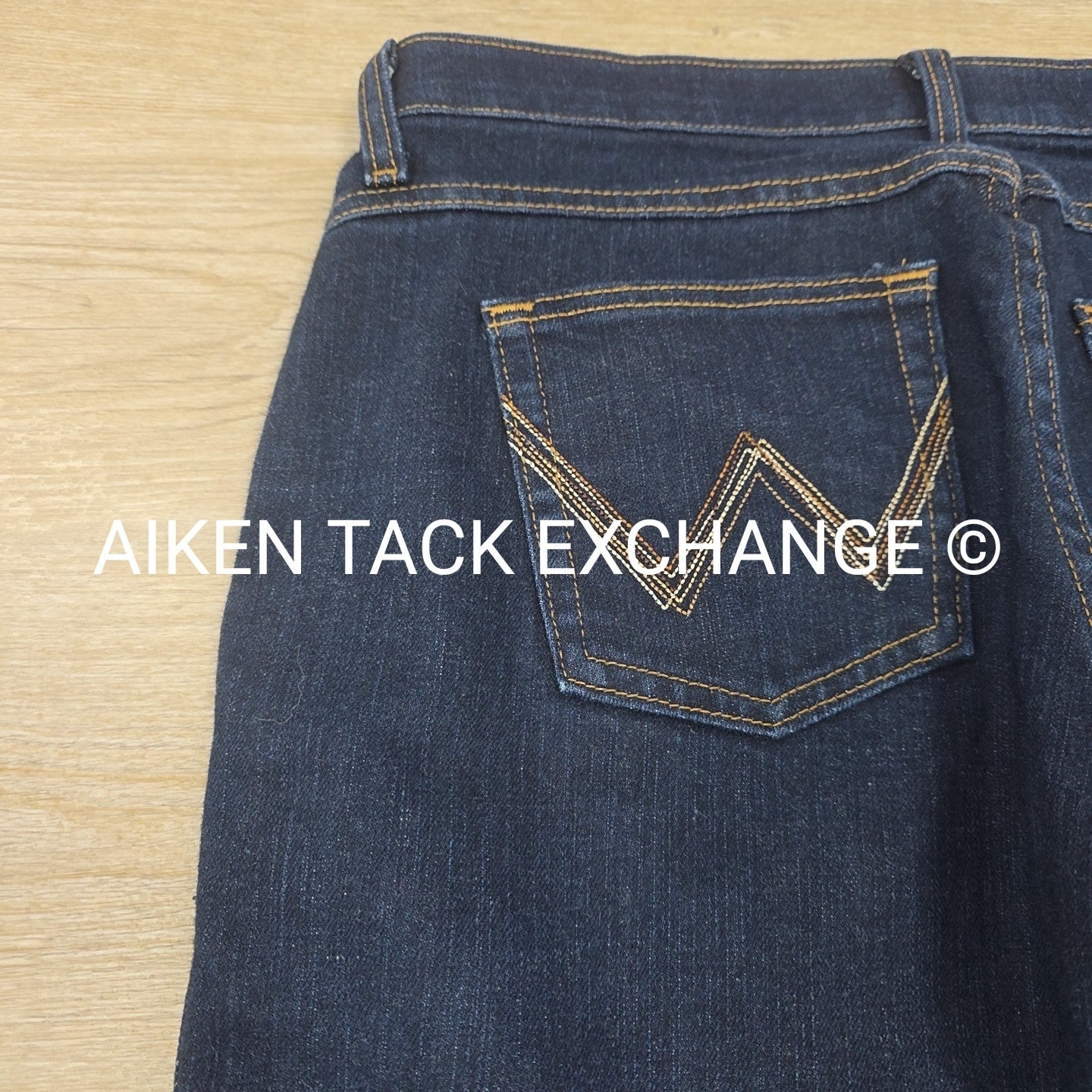 Wrangler Q-Baby Elastic Waistband Jeans, Size 7/8 x 32