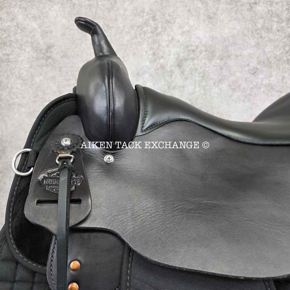 **SOLD** 2020 High Horse by Circle Y 6910 Lockhart Cordura Trail Western Saddle, 17" Seat, Regular Tree - Semi QH Bars