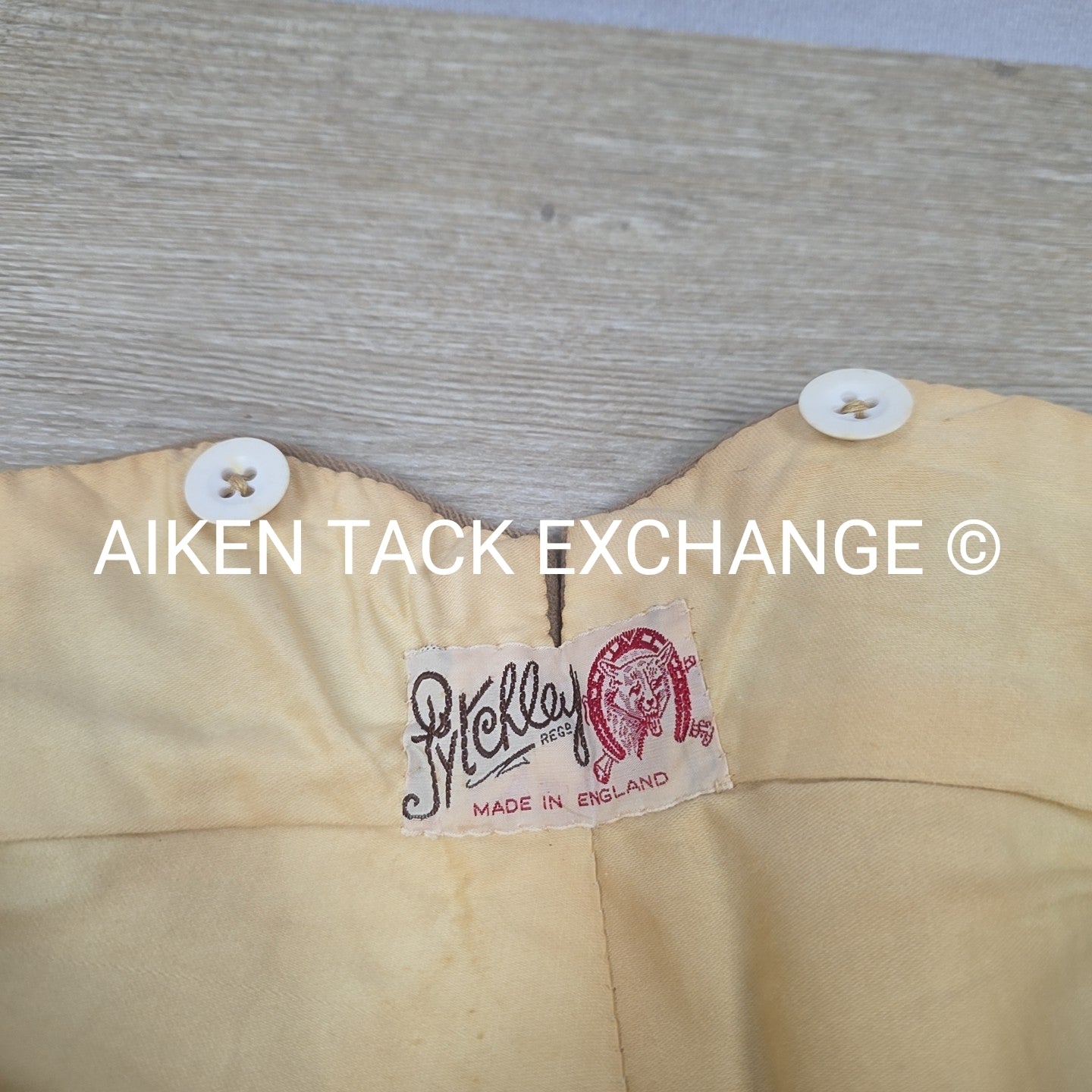 Pytchley Tweed Knee Patch Breeches, Men's 36