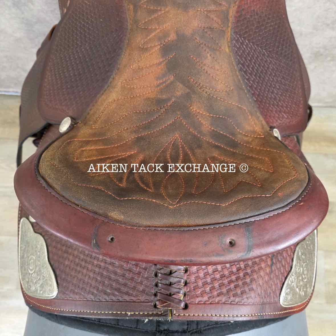 **SOLD** Circle M Western Saddle, 15.5" Seat, Wide Tree - Full QH Bars