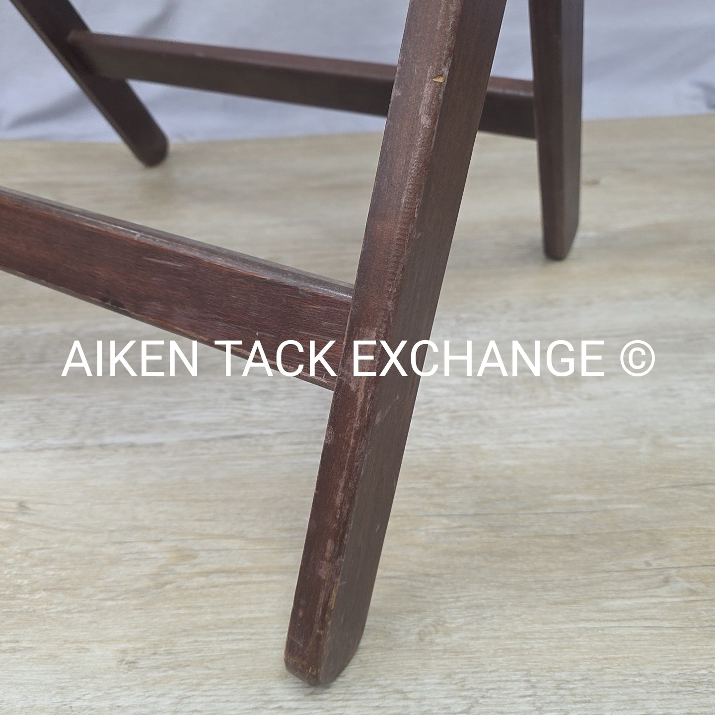 Beval Wood Portable Folding Saddle Stand