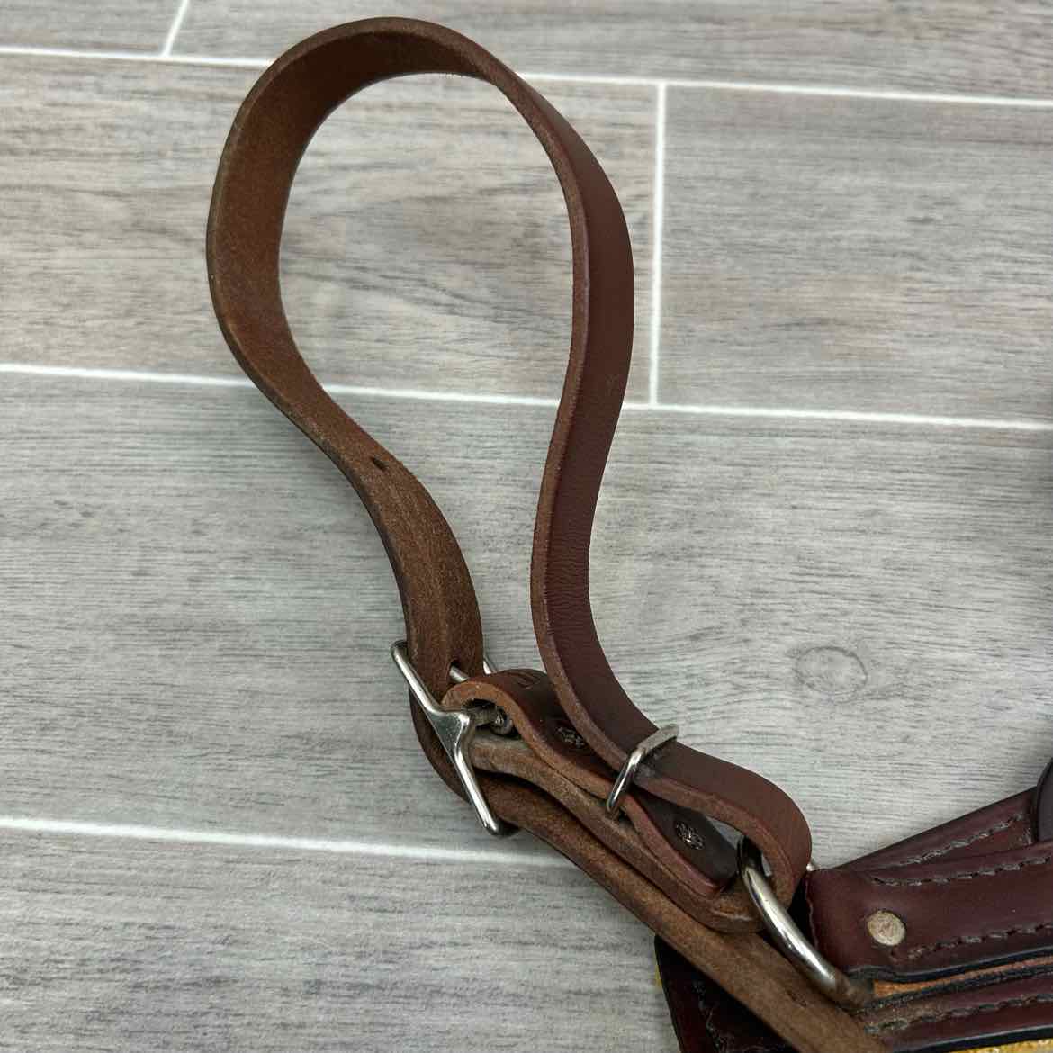 Tooled Leather Roper Breastcollar