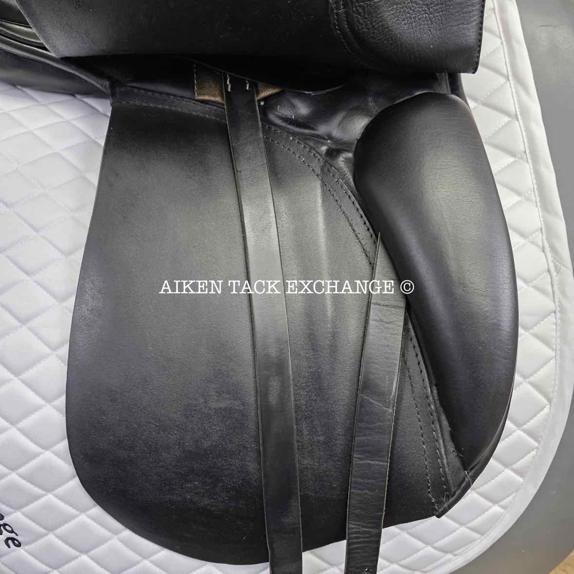 1998 Passier Nicole's Grand Gilbert Dressage Saddle, 17.5" Seat, Wide Tree, Wool Flocked Panels