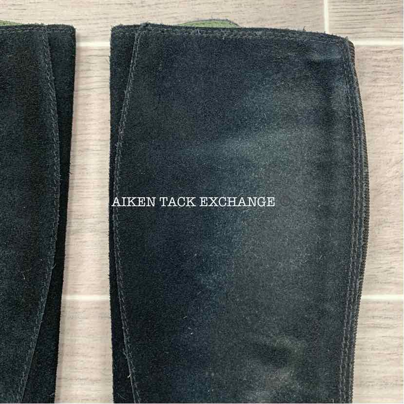 Ariat Suede Breeze Half Chaps, Black, Size Slim Tall