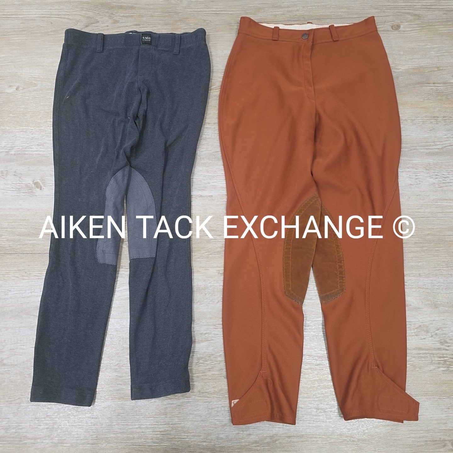 BARGAIN BUNDLE: 1 Devon Aire Pull On Breeches, 1 Schooling Tights, Women's 28