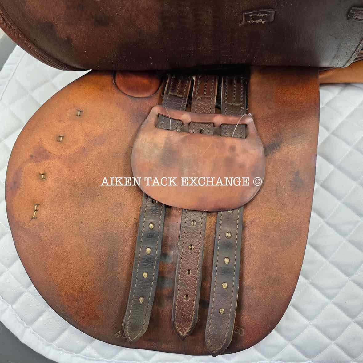 Crosby Miller's Prix Des Nations Close Contact Saddle, 17.5" Seat, Medium Tree, Foam Panels