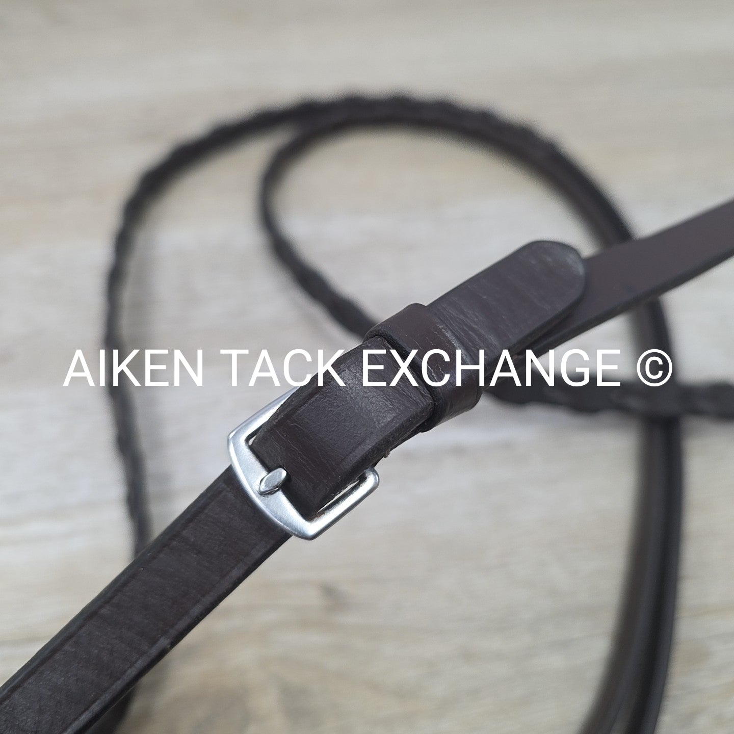 Plain Laced Reins, Brown, 55"