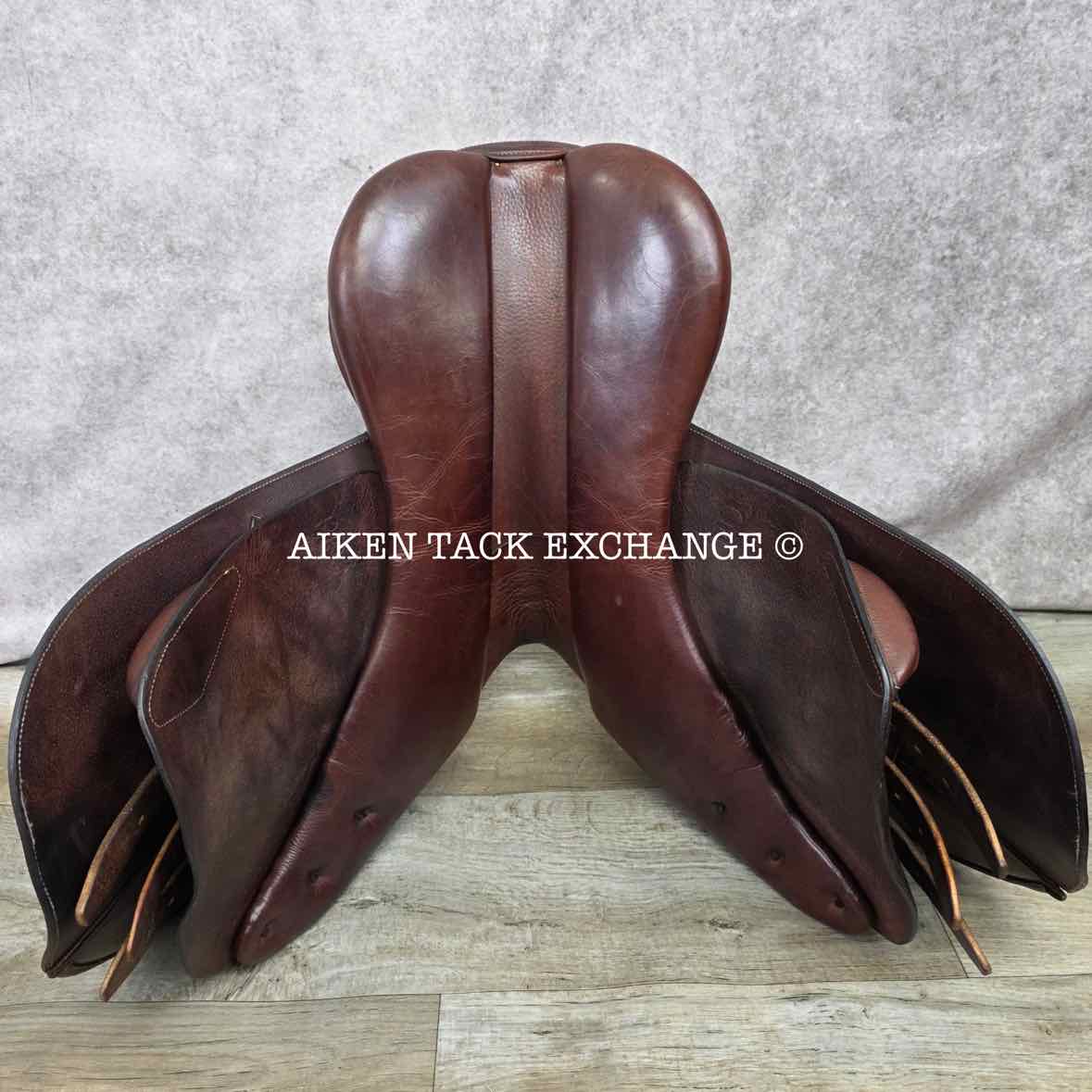 2015 Ovation Ruiz Diaz Close Contact Jump Saddle, 17" Seat, Adjustable Tree - XCH Changeable Gullet, Foam Panels