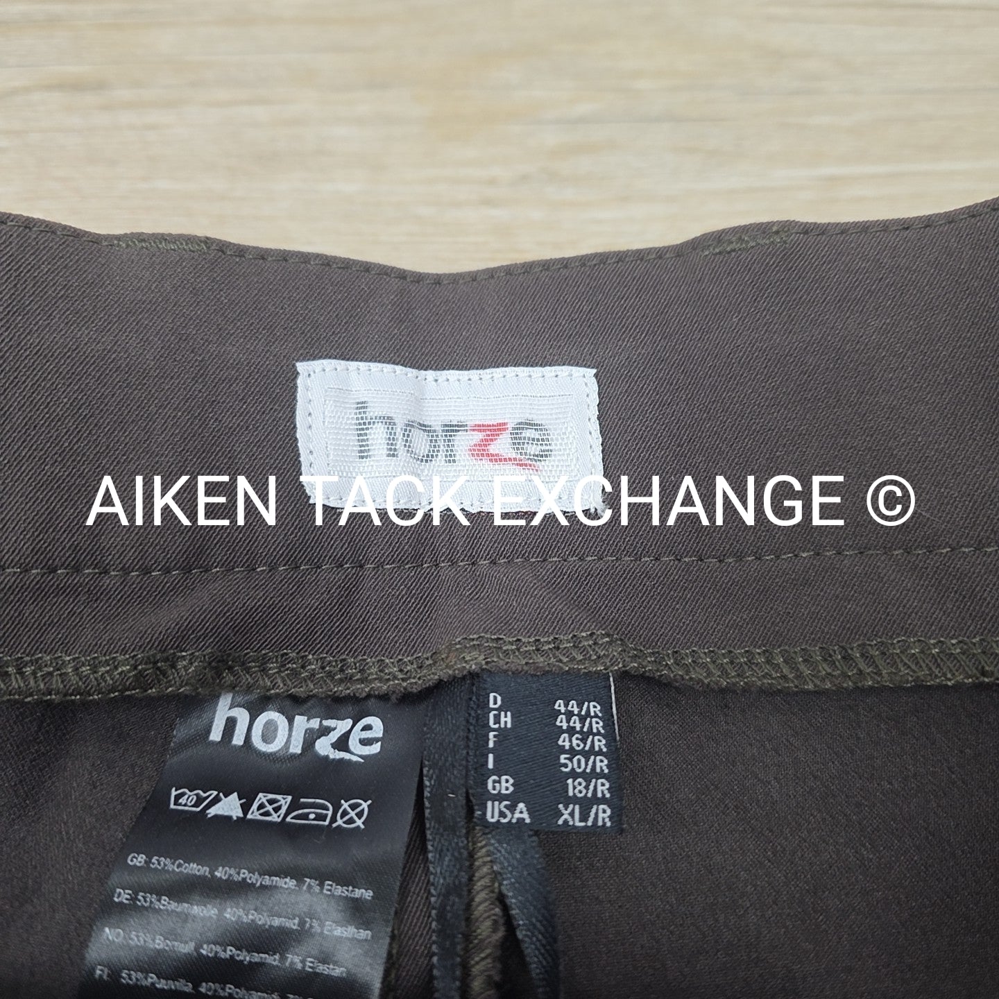 Horze Grand Prix Full Leather Seat Breeches, Brand New, Size XLarge