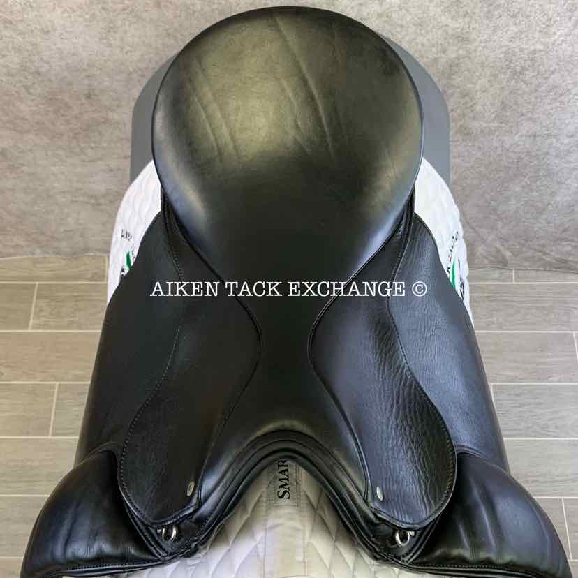 2002 Schleese JES Elite Dressage Saddle, 18.5" Seat, Medium Tree, Wool Flocked Panels