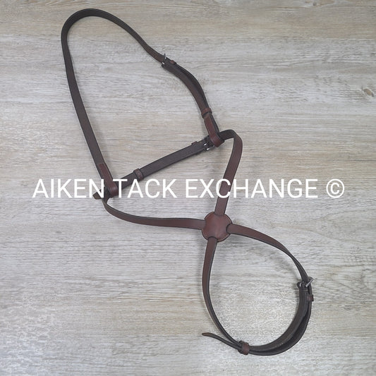 Flat Plain Figure 8 Noseband, Brown, Oversize