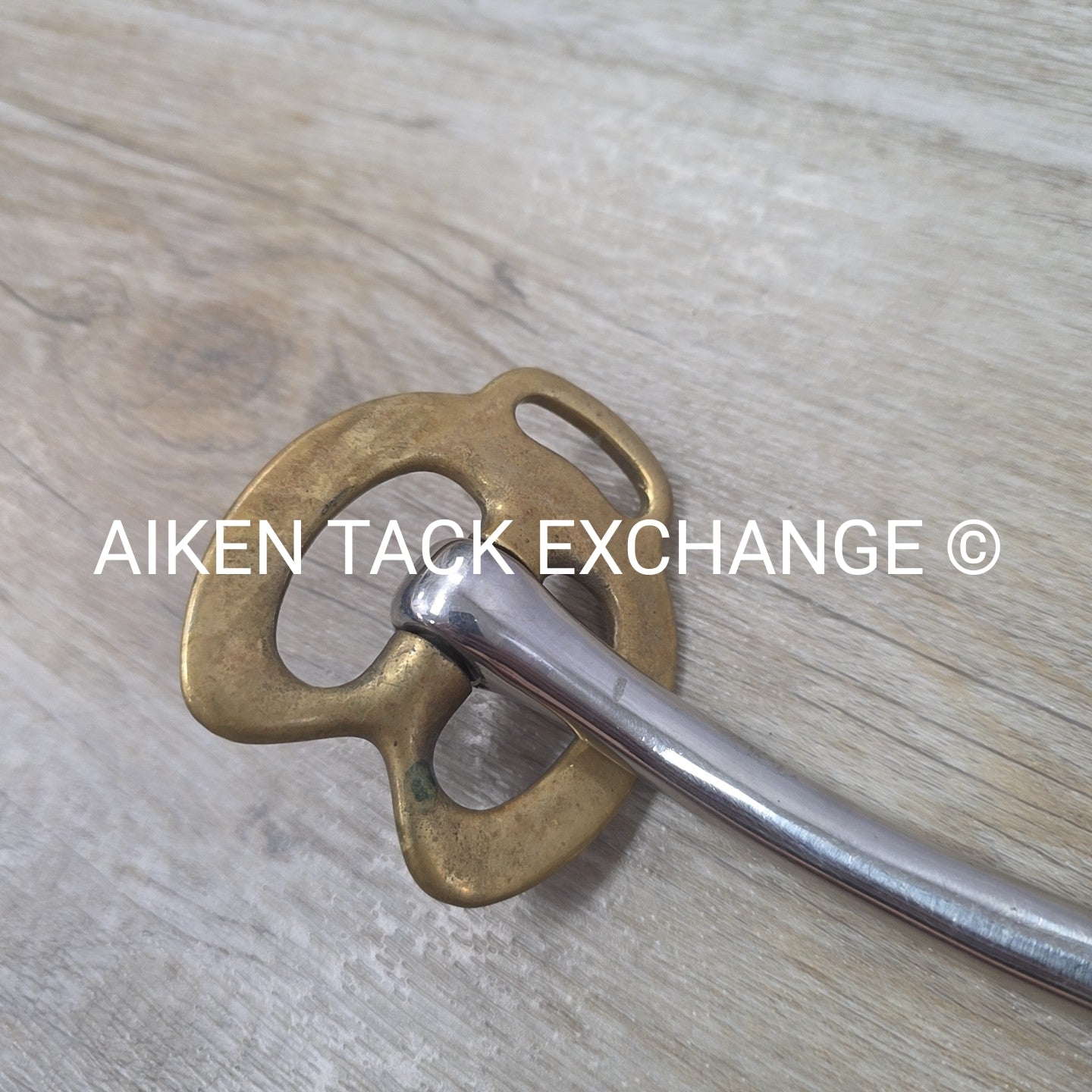 Mullen Mouth Horseshoe Stallion Bit 4.5"