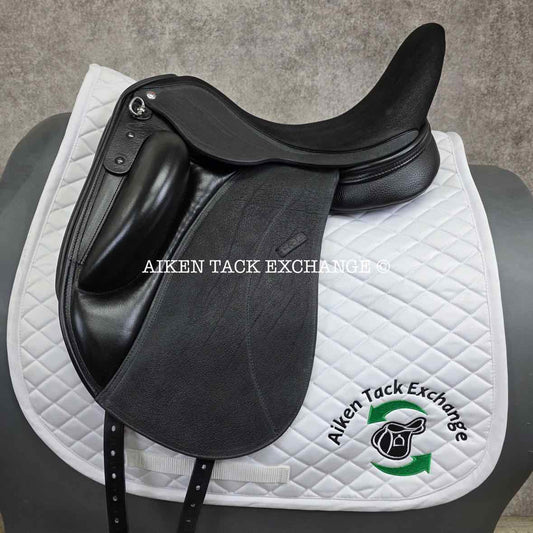 2025 Custom Saddlery Wolfgang Constanze 2 Monoflap Dressage Saddle, 17.5" Seat, Adjustable Tree, Wool Flocked Panels