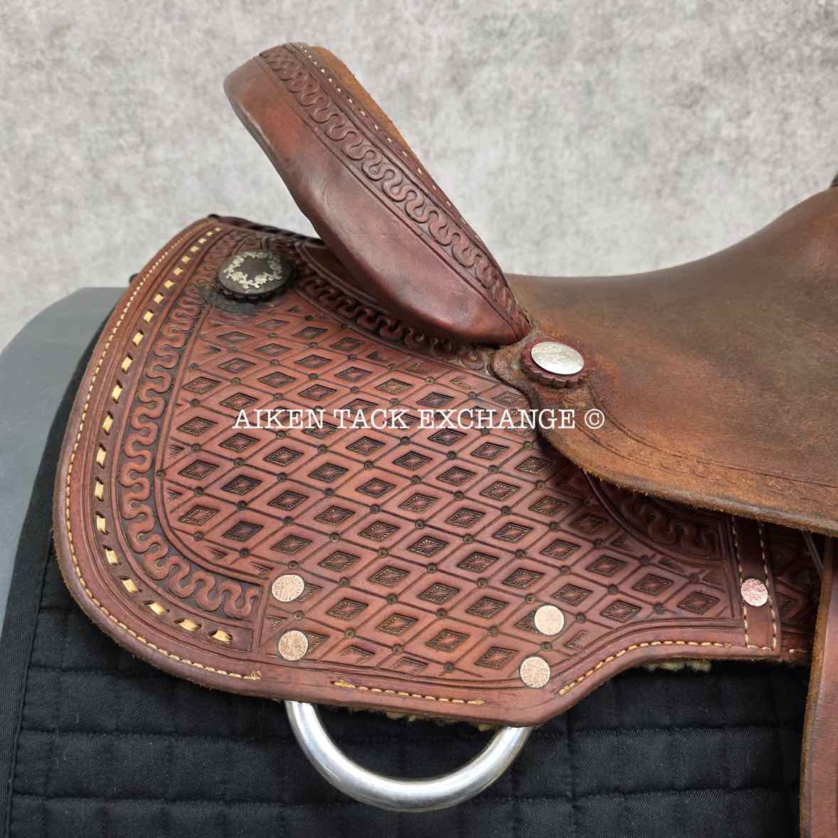 Kowalsky Western Saddle, 15.5" Seat, Wide Tree - Full QH Bars