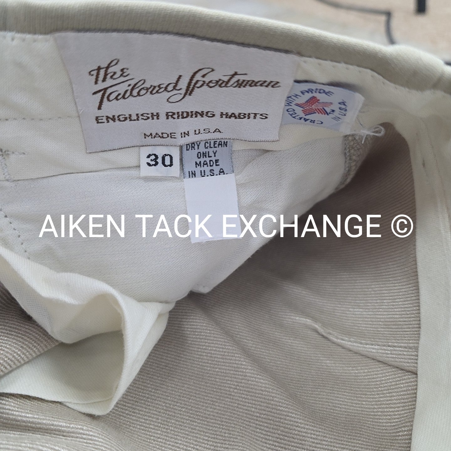 BARGAIN BUNDLE: 2 Pair Tailored Sportsman Knee Patch Breeches, Size 30