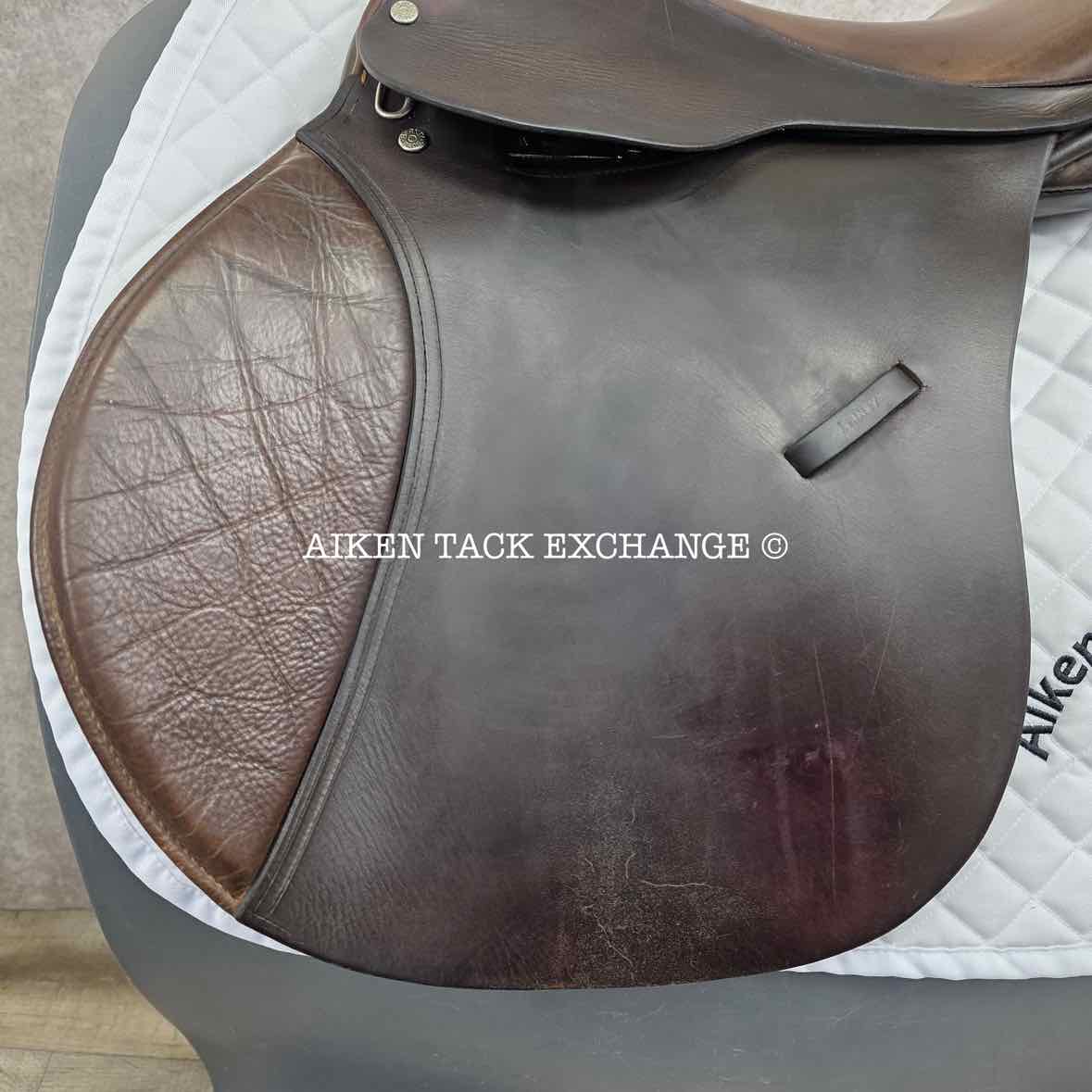 **SOLD** Berney Brothers GP All Purpose Saddle, 18" Seat, Wide Tree, Wool Flocked Panels