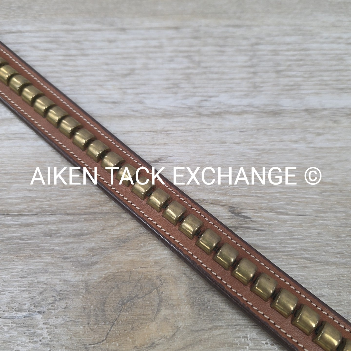 Tory Leather Clincher Brass Buckle Belt, 26"