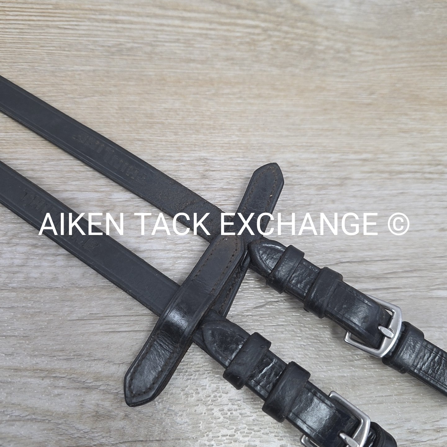 ThinLine No Slip Reins, Black, 60"