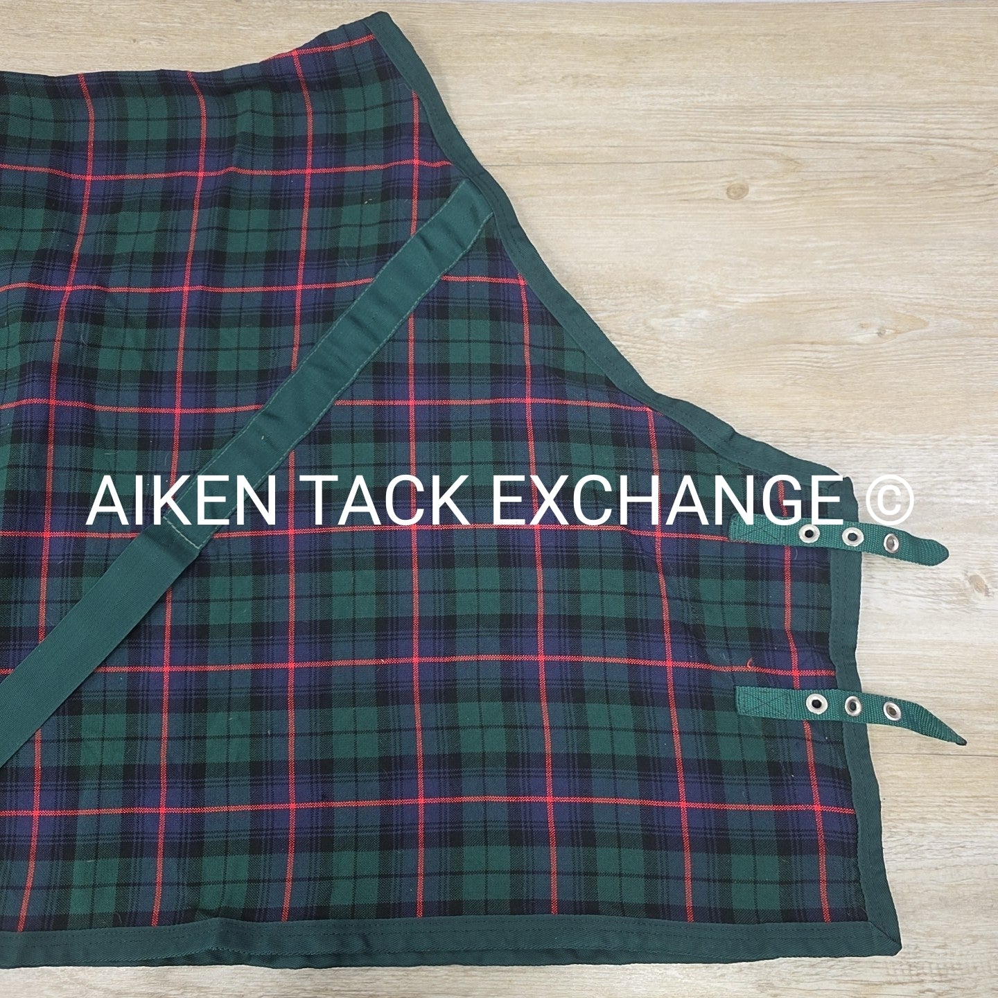 5/A Baker Original Tartan Plaid Stable Sheet, Size 72"