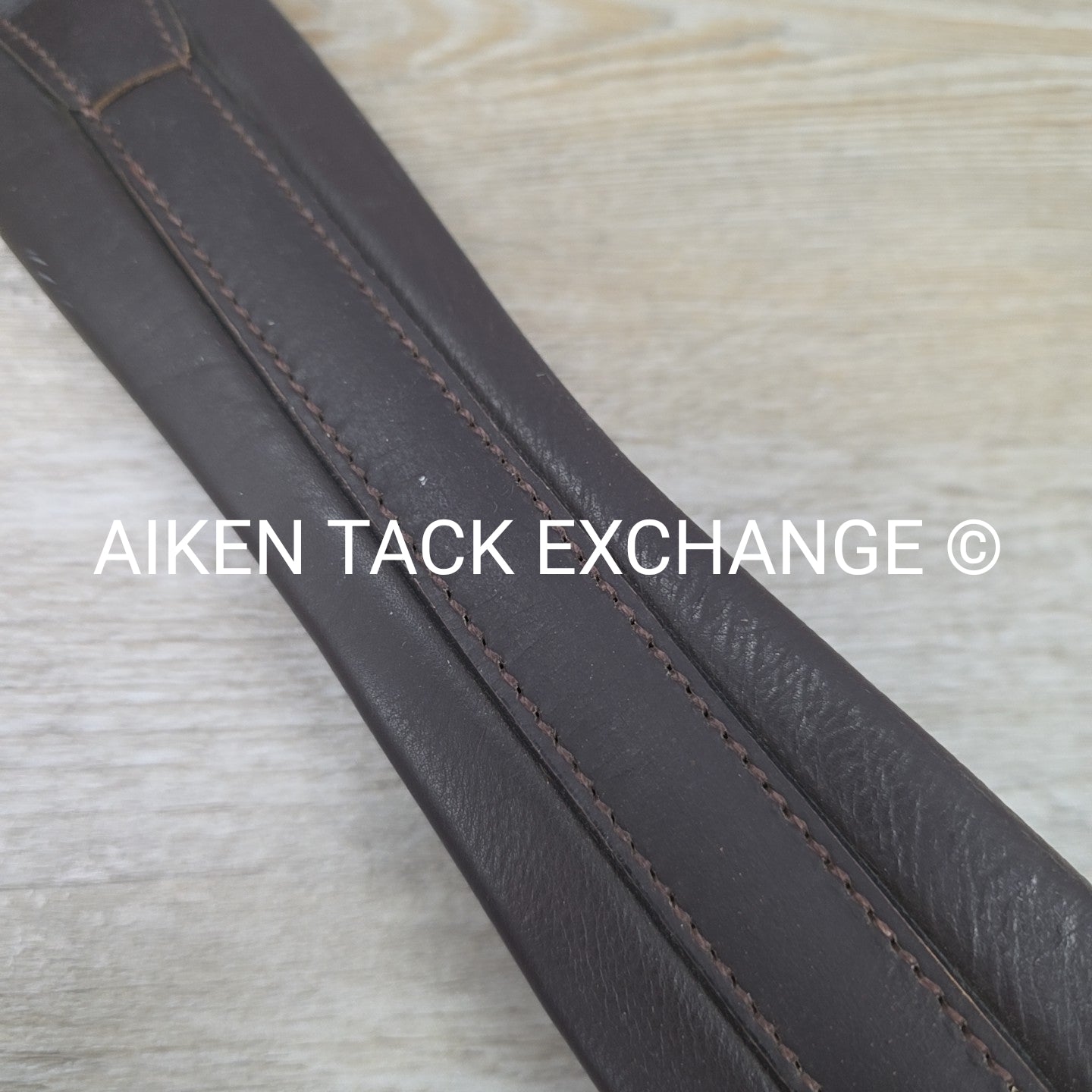 Leather Double End Elastic Equalizer Girth, Brown, 48"