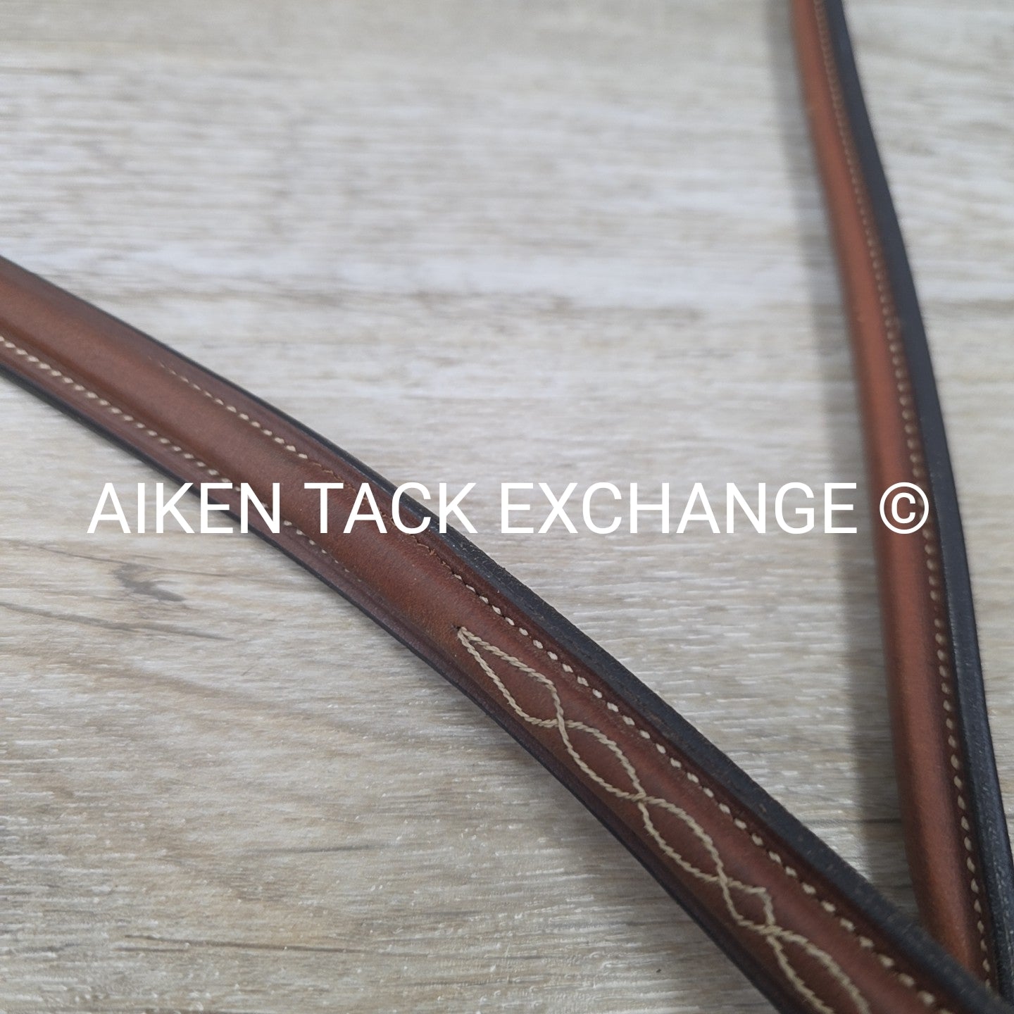 Bobby's English Tack Square Raised Fancy Stitched Standing Martingale, Brown, Wa